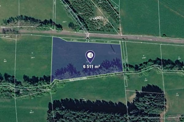 Prodej pozemku 6.511 m², Čistá u Horek Prodej pozemku 6.511 m², Čistá u Horek
