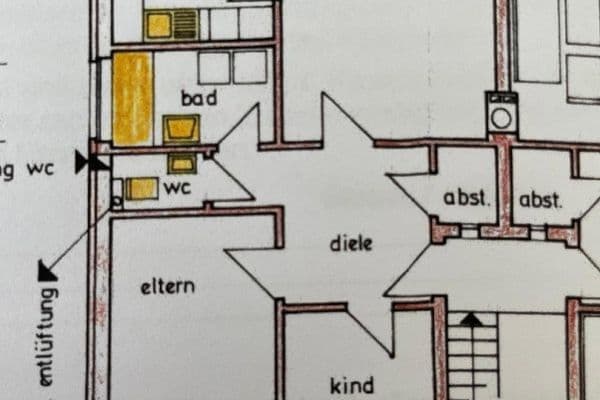 Pronájem bytu 3+1 60 m², Perricher Weg 31, Wesel Pronájem bytu 3+1 60 m², Perricher Weg 31, Wesel