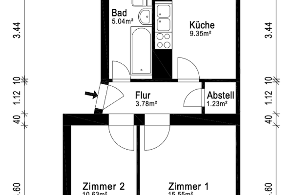 Prodej bytu 2+1 48 m², Berlin, Berlín Prodej bytu 2+1 48 m², Berlin, Berlín
