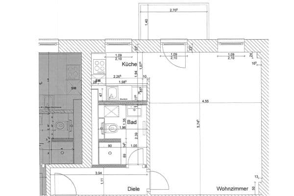 Pronájem bytu 1+1 46 m², Grünberger Straße 47, Berlin, Berlín Pronájem bytu 1+1 46 m², Grünberger Straße 47, Berlin, Berlín