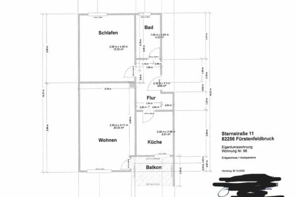 Prodej bytu 2+1 54 m², Fürstenfeldbruck, Bavorsko Prodej bytu 2+1 54 m², Fürstenfeldbruck, Bavorsko