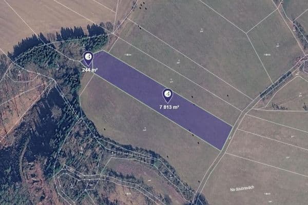 Prodej pozemku 8.057 m², Vyskeř Prodej pozemku 8.057 m², Vyskeř