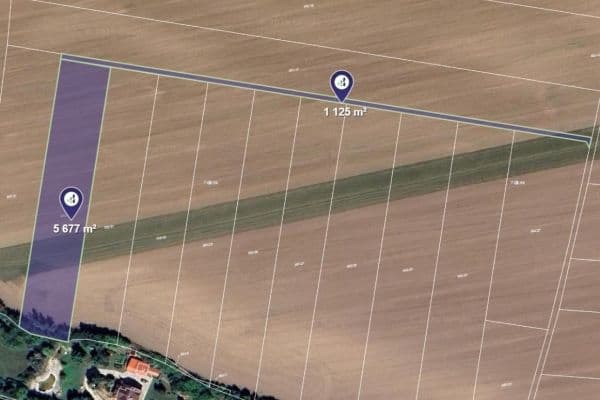 Prodej pozemku 2.885 m², Přestavlky Prodej pozemku 2.885 m², Přestavlky
