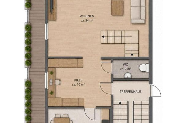 Prodej bytu 3+kk 105 m², Oberhausen Prodej bytu 3+kk 105 m², Oberhausen