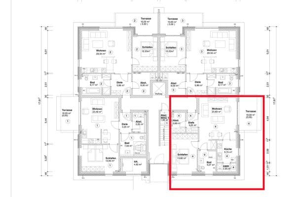 Prodej bytu 2+1 61 m², Kurzer Weg 10, Bardowick Prodej bytu 2+1 61 m², Kurzer Weg 10, Bardowick