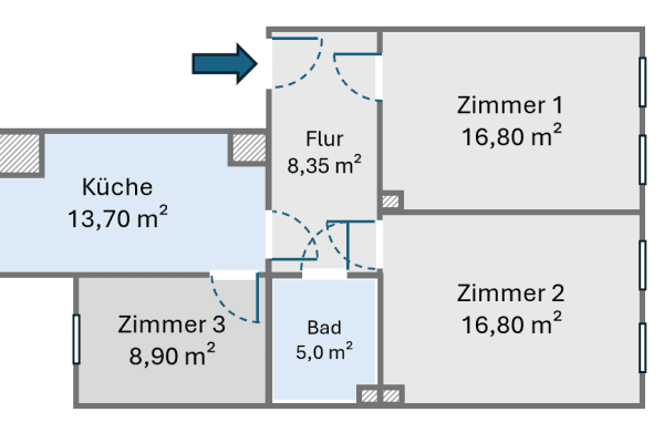 Prodej bytu 3+1 71 m², Leipzig, Sasko Prodej bytu 3+1 71 m², Leipzig, Sasko