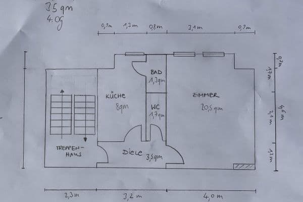 Prodej bytu 1+1 52 m², Berlin Prenzlauerberg, Berlín Prodej bytu 1+1 52 m², Berlin Prenzlauerberg, Berlín