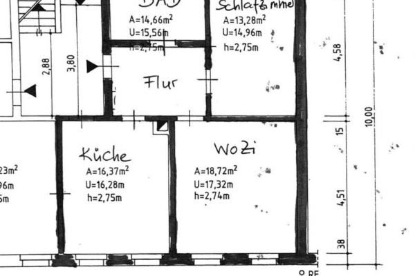 Pronájem bytu 2+1 67 m², Lengenfelder Straße 39, Zwickau Pronájem bytu 2+1 67 m², Lengenfelder Straße 39, Zwickau