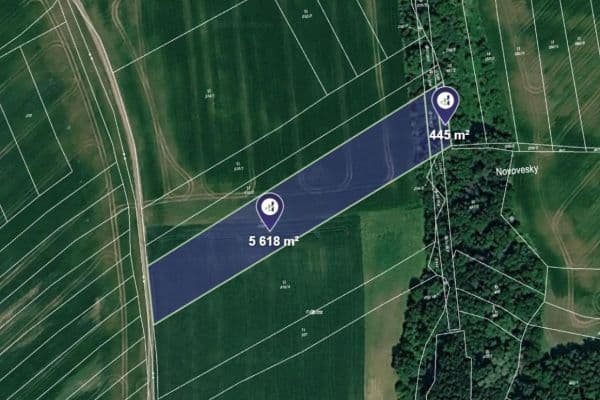 Prodej pozemku 9.197 m², Chvalčov Prodej pozemku 9.197 m², Chvalčov