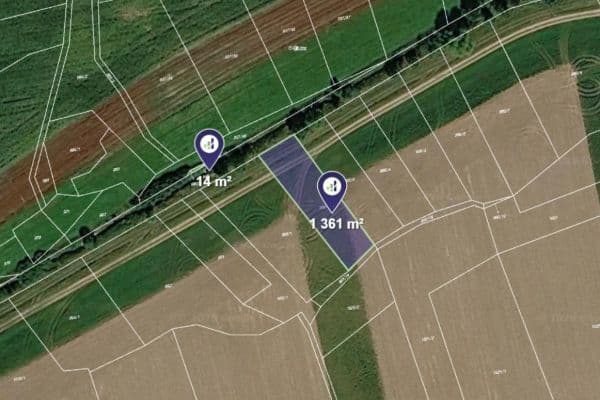 Prodej pozemku 1.362 m², Osek Prodej pozemku 1.362 m², Osek