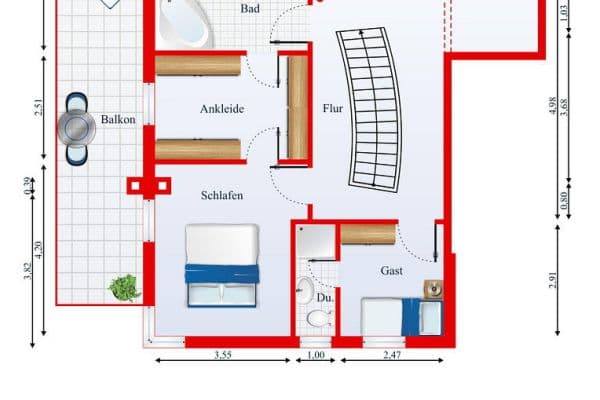 Pronájem bytu 4+1 174 m², Bensheim, Hessen Pronájem bytu 4+1 174 m², Bensheim, Hessen