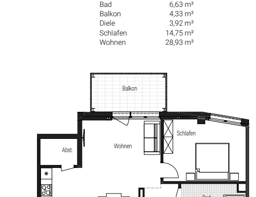 Pronájem bytu 2+1 62 m², Steinbühler Straße 4-6, Nürnberg, Bavorsko Pronájem bytu 2+1 62 m², Steinbühler Straße 4-6, Nürnberg, Bavorsko