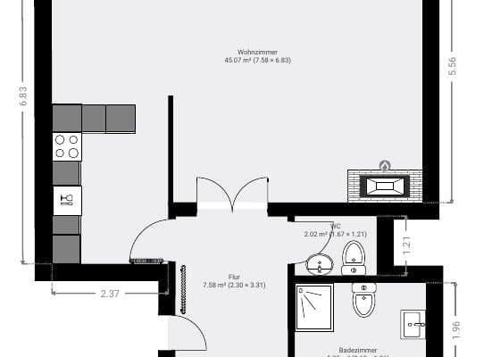Prodej bytu 2+1 86 m², Fliederweg 1, Seevetal Prodej bytu 2+1 86 m², Fliederweg 1, Seevetal