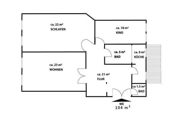 Prodej bytu 3+1 104 m², Lortzingstraße 8, Leipzig, Sasko Prodej bytu 3+1 104 m², Lortzingstraße 8, Leipzig, Sasko