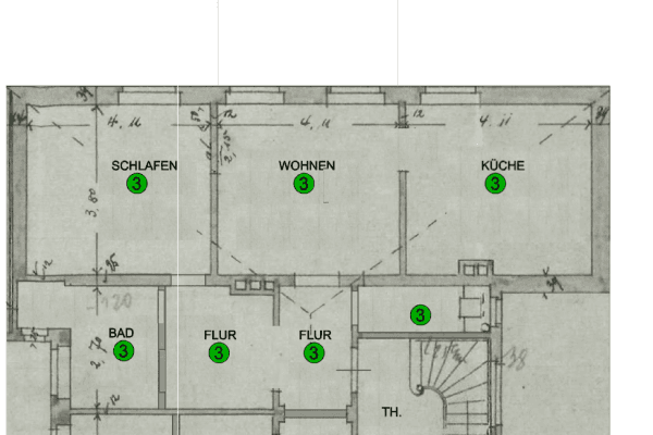 Pronájem bytu 2+1 72 m², Martinistraße, Osnabrück, Dolní Sasko Pronájem bytu 2+1 72 m², Martinistraße, Osnabrück, Dolní Sasko