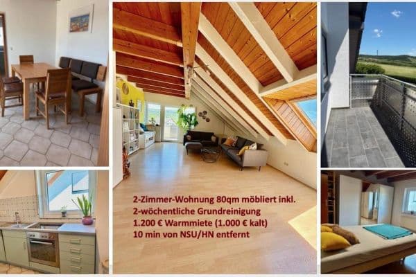 Pronájem bytu 2+1 80 m², Eberstadt Pronájem bytu 2+1 80 m², Eberstadt
