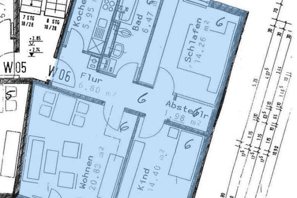 Pronájem bytu 3+1 75 m², Rhönstr. 3, Kirrlach Pronájem bytu 3+1 75 m², Rhönstr. 3, Kirrlach