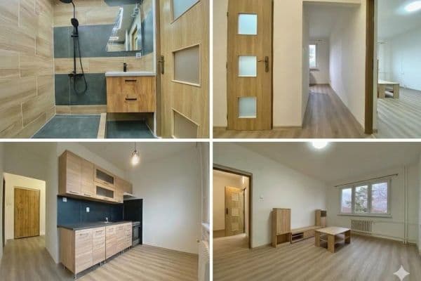 Pronájem bytu 1+1 38 m², Švermova, Habartov Pronájem bytu 1+1 38 m², Švermova, Habartov