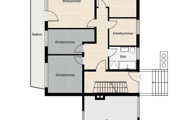 Pronájem bytu 4+1 94 m², An der Schafweide 43, Bad Salzdetfurth Pronájem bytu 4+1 94 m², An der Schafweide 43, Bad Salzdetfurth
