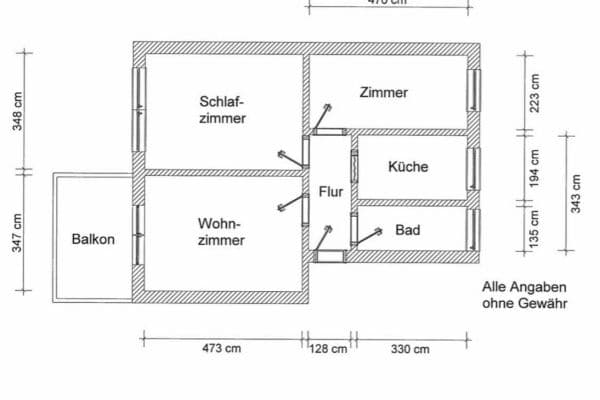 Pronájem bytu 3+1 62 m², Straße der DSF 32, Güstrow, Mecklenburg-Vorpommern Pronájem bytu 3+1 62 m², Straße der DSF 32, Güstrow, Mecklenburg-Vorpommern