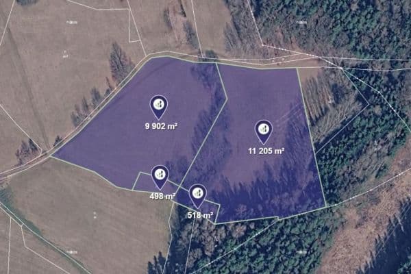 Prodej pozemku 18.436 m², Vlastibořice Prodej pozemku 18.436 m², Vlastibořice