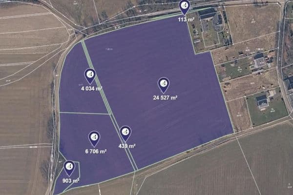 Prodej pozemku 36.722 m², Chvalkovice Prodej pozemku 36.722 m², Chvalkovice
