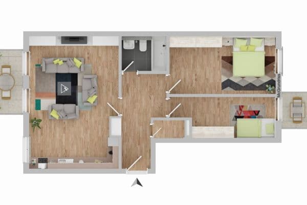 Prodej bytu 3+1 72 m², Gürtelstr., Berlin, Berlín Prodej bytu 3+1 72 m², Gürtelstr., Berlin, Berlín