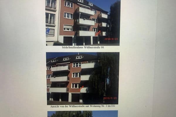 Pronájem bytu 2+1 61 m², Köln, Severní Porýní-Vestfálsko Pronájem bytu 2+1 61 m², Köln, Severní Porýní-Vestfálsko