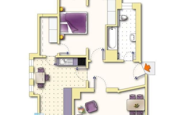 Pronájem bytu 2+1 77 m², Markkleeberg Pronájem bytu 2+1 77 m², Markkleeberg