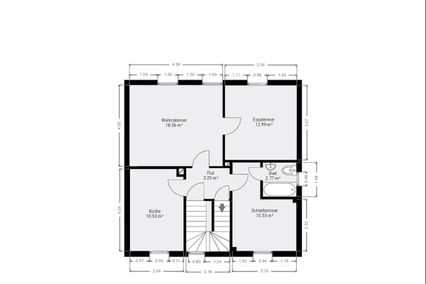 Pronájem bytu 4+1 82 m², Taunusstraße 33, Oberursel (Taunus) Pronájem bytu 4+1 82 m², Taunusstraße 33, Oberursel (Taunus)