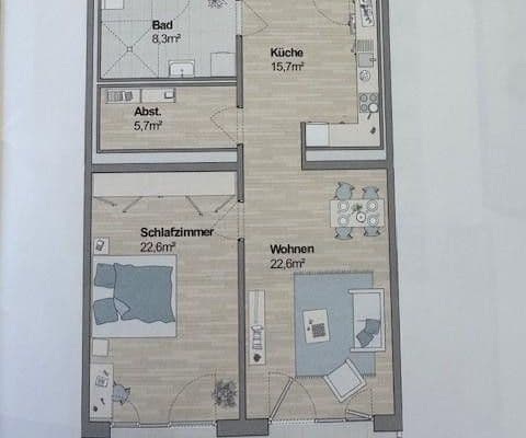 Pronájem bytu 2+1 84 m², Biberacher Str. 1, Ochsenhausen Pronájem bytu 2+1 84 m², Biberacher Str. 1, Ochsenhausen