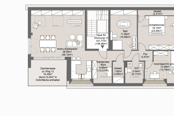 Prodej bytu 3+kk 108 m², Grafing bei München, Bavorsko Prodej bytu 3+kk 108 m², Grafing bei München, Bavorsko