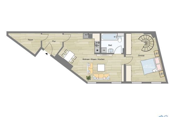 Prodej bytu 3+1 104 m², Eldenaer Straße 19, Berlin, Berlín Prodej bytu 3+1 104 m², Eldenaer Straße 19, Berlin, Berlín