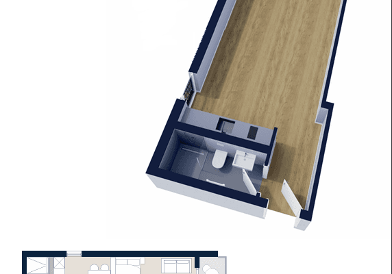 Pronájem bytu 1+1 40 m², München, Bavorsko Pronájem bytu 1+1 40 m², München, Bavorsko