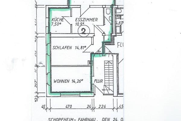 Pronájem bytu 3+1 58 m², Kürnberger Str. 15, Schopfheim Pronájem bytu 3+1 58 m², Kürnberger Str. 15, Schopfheim