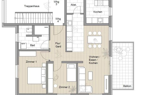 Prodej bytu 3+1 79 m², Burgstraße, Bad Krozingen, Bádensko-Württembersko Prodej bytu 3+1 79 m², Burgstraße, Bad Krozingen, Bádensko-Württembersko