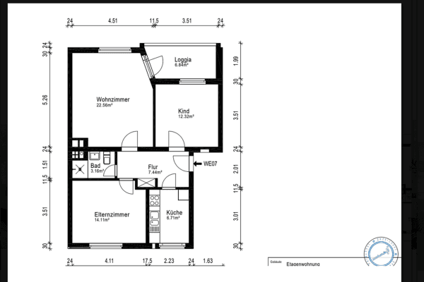 Pronájem bytu 3+1 70 m², Bremerhaven, Bremen Pronájem bytu 3+1 70 m², Bremerhaven, Bremen