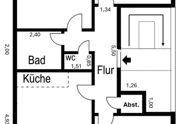 Pronájem bytu 4+1 72 m², Köln Pronájem bytu 4+1 72 m², Köln