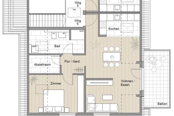 Prodej bytu 2+1 71 m², Burgstraße, Bad Krozingen, Bádensko-Württembersko Prodej bytu 2+1 71 m², Burgstraße, Bad Krozingen, Bádensko-Württembersko