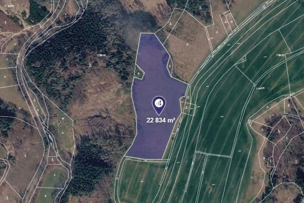 Prodej pozemku 22.834 m², Kunštát Prodej pozemku 22.834 m², Kunštát