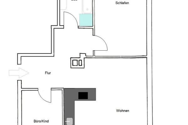 Prodej bytu 3+1 72 m², Bargteheider Straße 106a, Hamburg, Hamburg Prodej bytu 3+1 72 m², Bargteheider Straße 106a, Hamburg, Hamburg