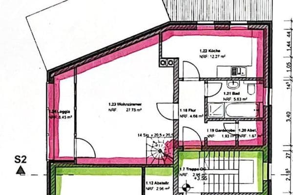 Pronájem bytu 3+1 88 m², Neustadt am Rübenberge, Dolní Sasko Pronájem bytu 3+1 88 m², Neustadt am Rübenberge, Dolní Sasko