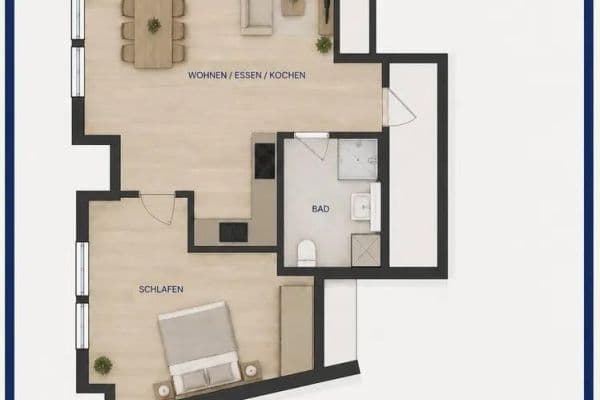 Pronájem bytu 2+1 65 m², Magdalenenstraße 1, Gernsheim Pronájem bytu 2+1 65 m², Magdalenenstraße 1, Gernsheim