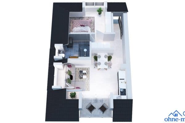 Pronájem bytu 2+1 60 m², München, Bavorsko Pronájem bytu 2+1 60 m², München, Bavorsko