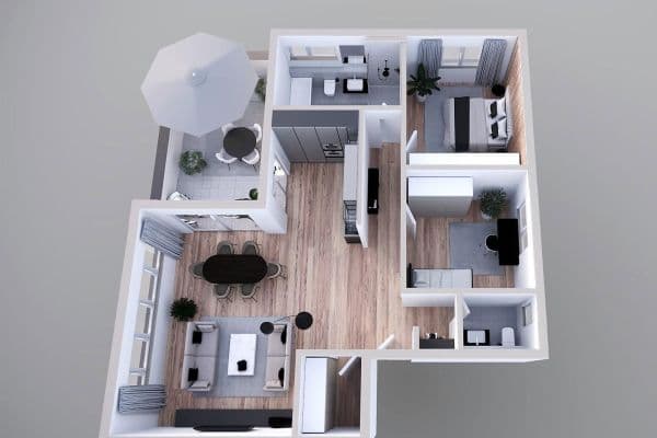 Prodej bytu 3+kk 104 m², Philippsburg Prodej bytu 3+kk 104 m², Philippsburg