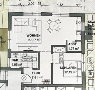 Pronájem bytu 2+1 56 m², Heilbronn, Bádensko-Württembersko Pronájem bytu 2+1 56 m², Heilbronn, Bádensko-Württembersko