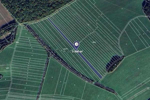 Prodej pozemku 5.506 m², Zlámanec Prodej pozemku 5.506 m², Zlámanec
