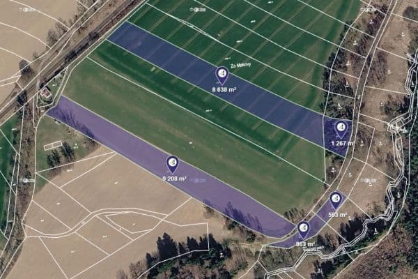 Prodej pozemku 1.295 m², Obrataň Prodej pozemku 1.295 m², Obrataň