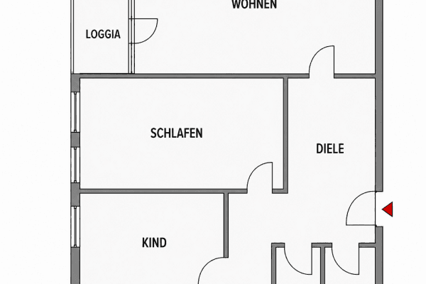 Pronájem bytu 3+1 84 m², Arthur-Bretschneider-Strasse 13, Chemnitz, Sasko Pronájem bytu 3+1 84 m², Arthur-Bretschneider-Strasse 13, Chemnitz, Sasko