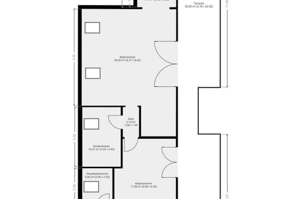 Pronájem bytu 4+1 110 m², Stuttgart (Wangen) Pronájem bytu 4+1 110 m², Stuttgart (Wangen)